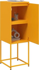vidaXL Ντουλάπι Μουσταρδί 36x39x107 εκ. από Ατσάλι