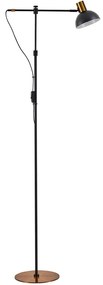 Φωτιστικό Δαπέδου Adept 77-8352 47x25x165cm 1xE27 60W Black-Gold Homelighting Metal