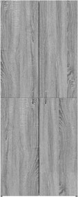 vidaXL Ντουλάπι Αρχειοθέτησης Γκρι Sonoma 60 x 32 x 153 εκ. από Τεχνητό Ξύλο