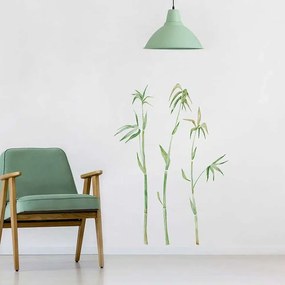 Αυτοκόλλητα Τοίχου Βινυλίου Bamboo 44233 70x70cm Green Ango Βινύλιο