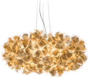 Φωτιστικό Οροφής Clizia 130 Mama Non Mama 130cm E27 15x12W Gold - Transparent Wire Slamp PC