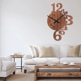Ρολόι τοίχου  εσωτερικού χώρου ξύλινο clock3 - Clock3-Τικ, 1mx1m