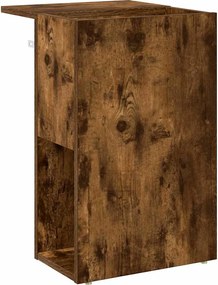 vidaXL End Table Καπνιστό Δρύς 35 x 40 x 55 εκ. Επεξεργασμένο ξύλο