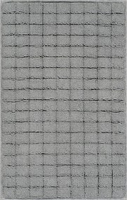 Stewehome Χαλάκι Μπάνιου με Πυκνή Πλέξη σε Γκρι x100 cm 60x100 cm
