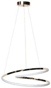 Κρεμαστό Φωτιστικό Οροφής Φ53 εκ. LED 55W 4000K χρυσό - GLOBOBOX C914/500 FGD-914-500-1-Χρυσό 914-500-1