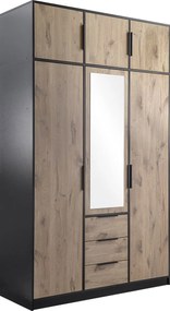 Ντουλάπα Lati D3 Τρίφυλλη με πατάρι