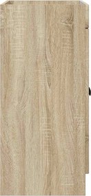 vidaXL Ντουλάπι κάτω από τον νιπτήρα Sonoma Δρυς 56 x 37,5 x 81 εκ