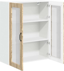 vidaXL Ραφιέρα τοίχου LUCCA Sonoma Δρυς 80 x 31 x 100 εκ.