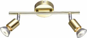 Σποτ Δίφωτο Aca Trinity MC634PB2 Gold/Chrome