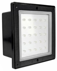 Φωτιστικό Σώμα Ορθογώνιο Χωνευτό LED 1,4W Μαύρο 3-9661600 Lumen-3-9661600-Μαύρο 3-9661600