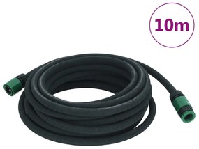 VidaXL Εύκαμπτος Σωλήνας Ποτίσματος Κήπου 10μ./0,6" Καουτσούκ και PVC
