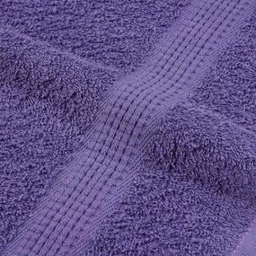vidaXL Πετσέτες Μπάνιου FROGN 10 τεμ. Μωβ 100x150 εκ. 360 γρ./μ²