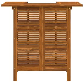 vidaXL Τραπέζι Μπαρ 110 x 50 x 105 εκ. από Μασίφ Ξύλο Ακακίας