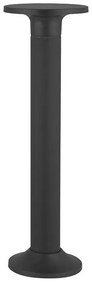 Adeleq Led Κολώνα PC ΄Εμμεσου Φωτισμού Στρογγυλή H70cm 8W 3000Κ Ip54 Γραφίτη 9-89981