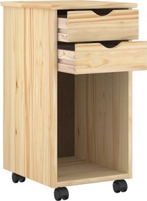 VidaXL Κινητό Ντουλάπι MOSS 34 x 39 x 65,5 cm Στερεό πεύκο Καφέ