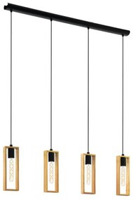 Φωτιστικό Οροφής - Ράγα 49475 Littleton Eglo Metal,Wood
