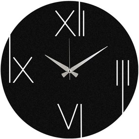 Ρολόι Τοίχου One 279ENZ1831 Φ48cm Black Wallity Metal