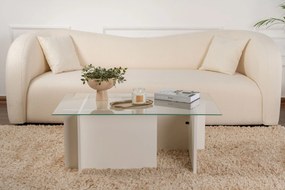 Coffee Table Vetrino - Wooden White Wooden White