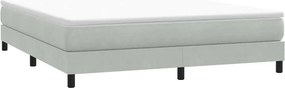 vidaXL Box Spring κρεβάτι χωρίς στρώμα 180x220 cm Βελούδινο