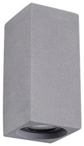 Απλίκα Φωτιστικό Τοίχου 2xLED 4W IP65 Γκρι E254 Zambelis-E254-Γκρι E254
