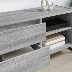 vidaXL Ντουλάπι TV 100 x 36 x 49,5 εκ Γκρι Sonoma