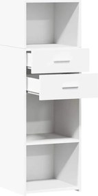 vidaXL Ντουλάπι Λευκό 40x42,5x124 εκ. από Επεξεργασμένο Ξύλο