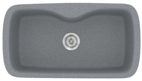 Sanitec Classic 321 Metallic Silver Νεροχύτης