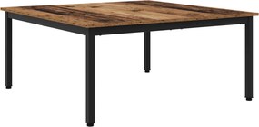 vidaXL Τραπεζάκι σαλονιού Παλιό ξύλο 100 x 100 x 45 cm