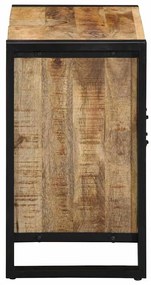 vidaXL Ντουλάπα Μπάνιου Καφέ 55 x 35 x 60 εκ. Μασίφ ξύλο μάνγκο