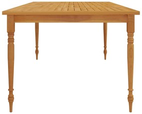 vidaXL Τραπέζι Batavia 200 x 100 x 75 εκ. από Μασίφ Ξύλο Teak