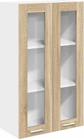 vidaXL Κρεμαστό ντουλάπι με αποθήκευση Δρύς Sonoma 60 x 31 x 100 εκ.