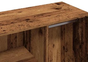 vidaXL Ντουλάπι ντύσιμο Παλιό ξύλο 80x40x65 cm Κατασκευασμένο ξύλο