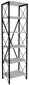 Ραφιέρα Δαπέδου Suadiye 854KLN3614 50x30x180cm White