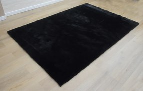 Χαλί Γούνινο (100x160) New Plan Puffy FC9 Black
