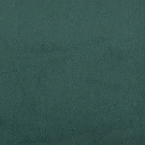Πλαίσιο Κρεβατιού με Κεφαλάρι Σκ. Πράσινο 140x190 εκ. Βελούδινο - Πράσινο