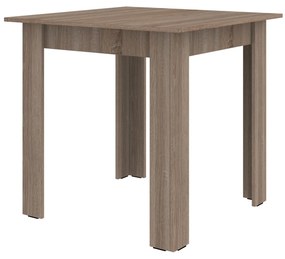 HAZEL Τραπέζι Κουζίνας Ξύλινο Truffel 80x80x77εκ.