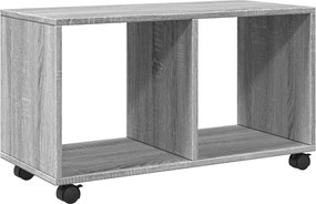 vidaXL Ντουλάπι Με Ροδάκια Γκρι Sonoma 72x33x42,5 εκ. Επεξεργ. Ξύλο