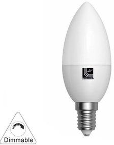 Adeleq Led Λάμπα Κεράκι Ε14 6W 230V Ντιμαριζόμενο Θερμό 3000Κ 13-14026009