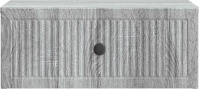 VidaXL Κομοδίνο 2 τεμ. Γκρι Sonoma 49 x 34,5 x 20 εκ.