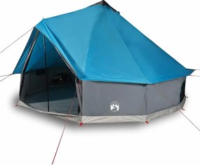 vidaXL Σκηνή Οικογενειακή Tipi 10 Ατόμων Αδιάβροχη Μπλε