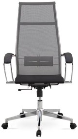 Καρέκλα γραφείου εργονομική Berta Megapap με ύφασμα Mesh σε γκρι - μαύρο 66,5x70x113,3/131εκ. - Ύφασμα - GP008-0022