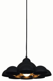 Φωτιστικό Οροφής Κρεμαστό HL-3591-S 77-4121 Conall Black Homelighting Metal