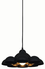 Φωτιστικό Οροφής Κρεμαστό HL-3591-S 77-4121 Conall Black  Homelighting Μέταλλο