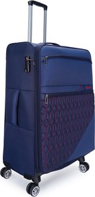 Stewehome μεγάλη βαλίτσα από ύφασμα Μπλε σκούρο 78x46x33 cm
