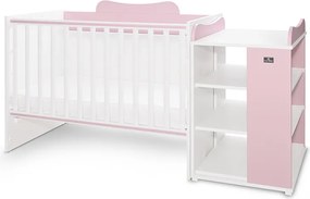 BED MULTI 190/72 COLOUR WHITE/ORCHID PINK