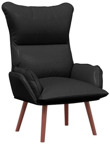 vidaXL Χαλαρωτική Πολυθρόνα Μαύρο 69 x 74 x 93 εκ. Τεχνητό δέρμα