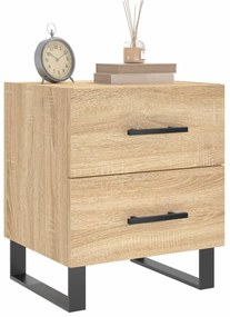 vidaXL Κομοδίνο Sonoma Δρυς 40 x 35 x 47,5 εκ. από Επεξεργασμένο Ξύλο