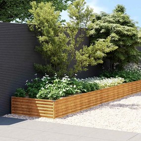 vidaXL Ζαρντινιέρα 579 x 100 x 36 εκ. από Ατσάλι Σκληρυθέν στον Αέρα