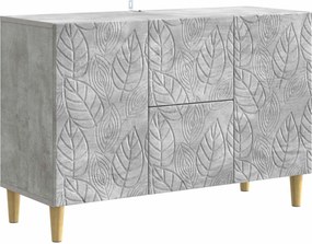 vidaXL Πλαϊνό γραφείο Γκρι Σκυροδέματος 89 x 34,5 x 60 εκ.