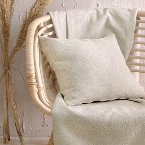Μαξιλαροθήκη Διακοσμητική Cadence Light Beige Ρυθμός 40Χ40 Cotton-Polyester